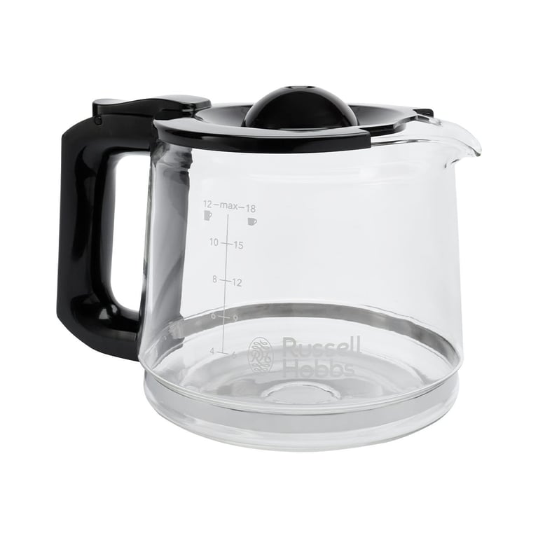 Russell Hobbs Machine à café filtre cafetière verseuse en verre 10 tasses maintien au chaud 40 min surface acier inox brossé fonctions BrewNow stop goutte éclairage Heaton 27400 - vue 5