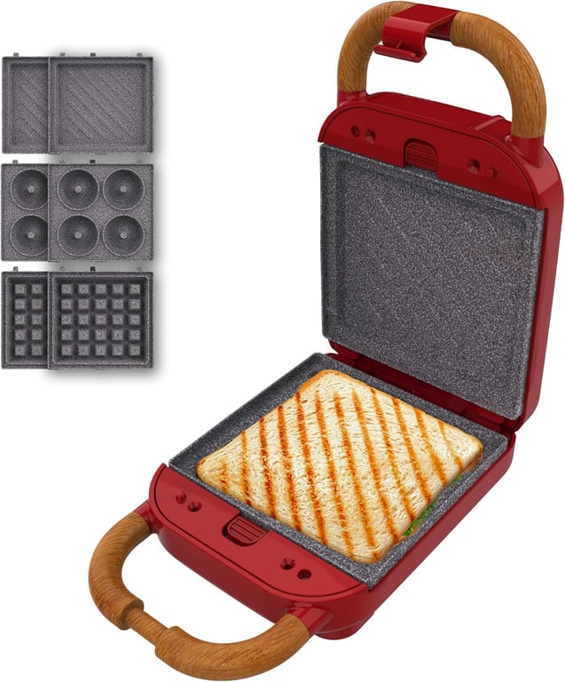 Machine à sandwich 3 en 1 700?W Cecotec Neuf