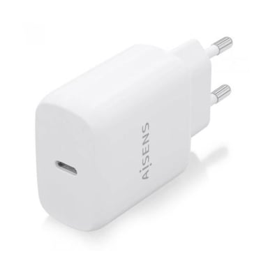 Aisens A110-0756 Chargeur mural - 25W · USB Type C · Blanc