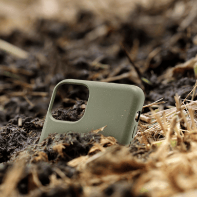 Bandolera vegana orgánica antibacteriana para Apple iPhone 11 Pro, verde albahaca