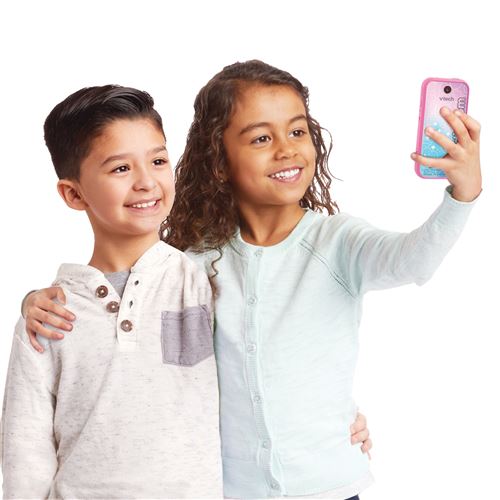 VTech KidiZoom Snap Touch Appareil Photo Numérique Portable Photo Selfie Vidéo Écran Tactile Couleur Lecteur MP3 Bluetooth Cadeau Enfant et Ado de à Contenu en Français - vue 5