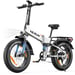 Vélo électrique pliant VARUN S20-2 tout suspendu 20 pouces avec batterie 48 V 13 Ah