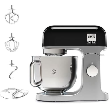 Robot da cucina KENWOOD kMix KMX750BK - 1000 W, ciotola in acciaio inox da 5 L, nero