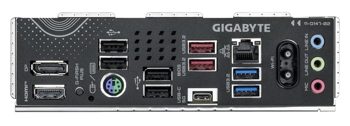 GIGABYTE B850 GAMING WIFI6 Placa Base - Procesadores AMD Ryzen Serie 9000, VRM digital de 6+2+2 fases, hasta 8200MHz DDR5 (OC), 1xPCIe 5.0 + 2xPCIe 4.0 M.2, LAN GbE, WIFI 6, USB 3.2 Gen 2