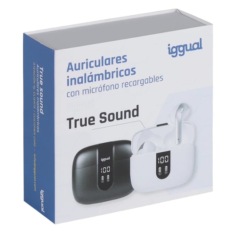 Casque Iggual True Sound – Écouteurs True Wireless Stereo Bluetooth TWS - vue 2