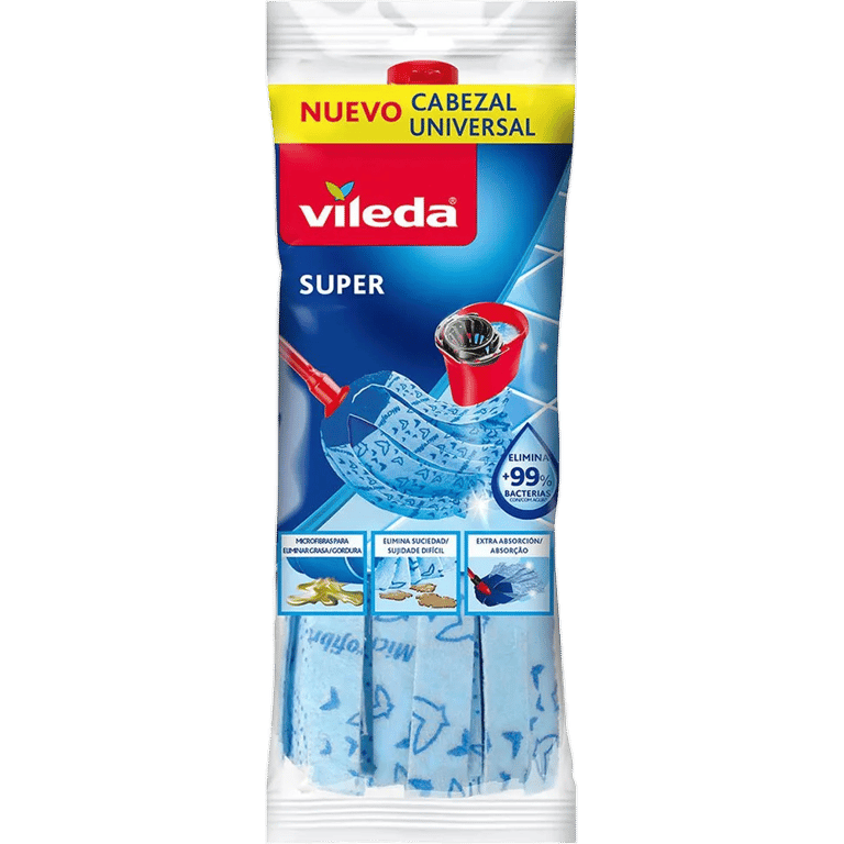 Serpillière Vileda Super Mop Haute Absorption Neuf
