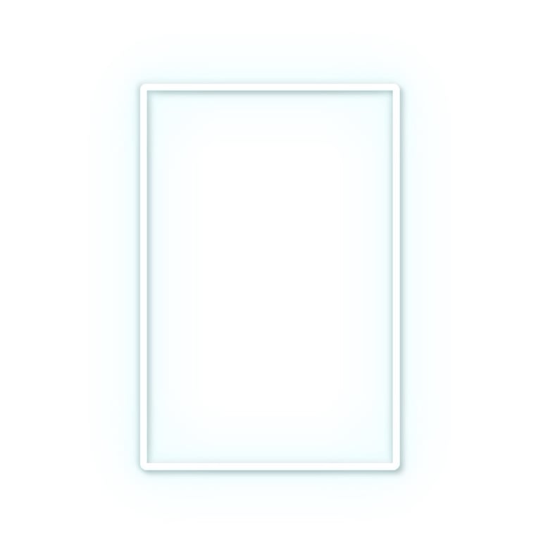 Candyshock LED Décorative Rectangle – Néon LED sur Plexi USB A Fixation Murale Incluse Neuf
