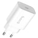 Chargeur Secteur USB-C 20W Compatible Power Delivery Compact Blanc