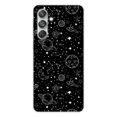 Funda de silicona - Compatible con Samsung Galaxy M55 5G - diseño galaxy draw