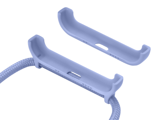 Tracolla staccabile e supporto 2 in 1 per Apple iPhone 12/12 Pro, Lilla Violet