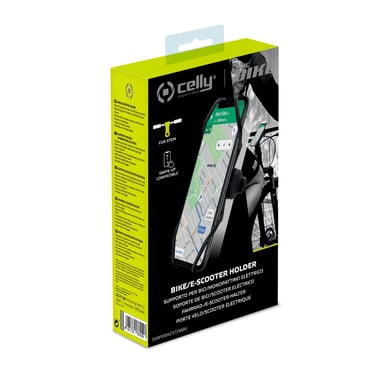 Celly Swipe Bike Soporte pasivo Teléfono móvil/smartphone Negro