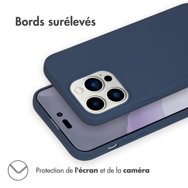 imoshion Coque Couleur pour Apple iPhone 14 Pro Max - Bleu foncé