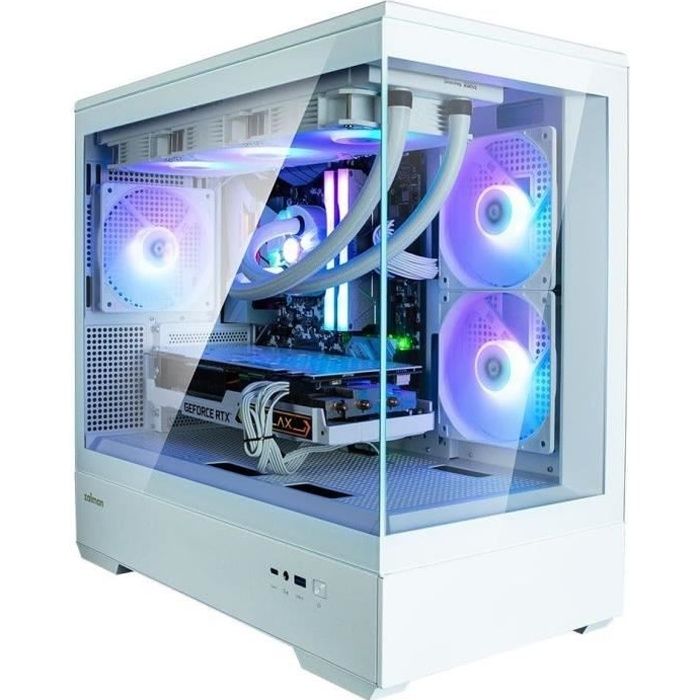 Boitier PC sans alimentation ZALMAN P30 Mini tour Micro ATX 3x120mm LED A RGB - vue 2