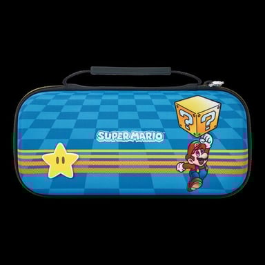 PowerA NSCS0131-01 funda para consola portátil Nintendo Sentido, Caucho Azul