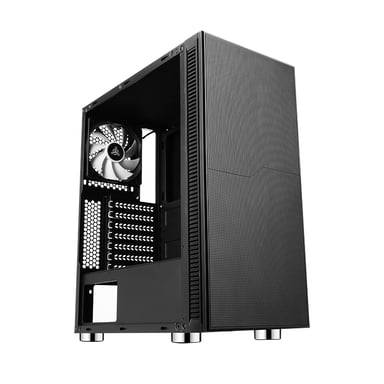CASE ITEK M.TOWER ''SYLENT 05 EVO'', 2*USB3, 3*12cm fan, rivest. Fonoas. - No Alim. BK - ITGCSY05E