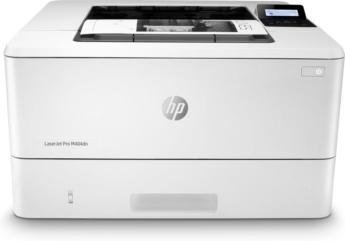 HP LaserJet Pro M404dn Imprimer Vitesses de première page imprimée Taille compacte Eco énergétique Sécurité renforcée Neuf