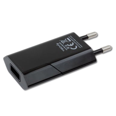 Techly IPW-USB-ECBKG cargador de dispositivos móviles GPS, MP3, Teléfono portátil, PDA, Smartphone Negro Sector Interior