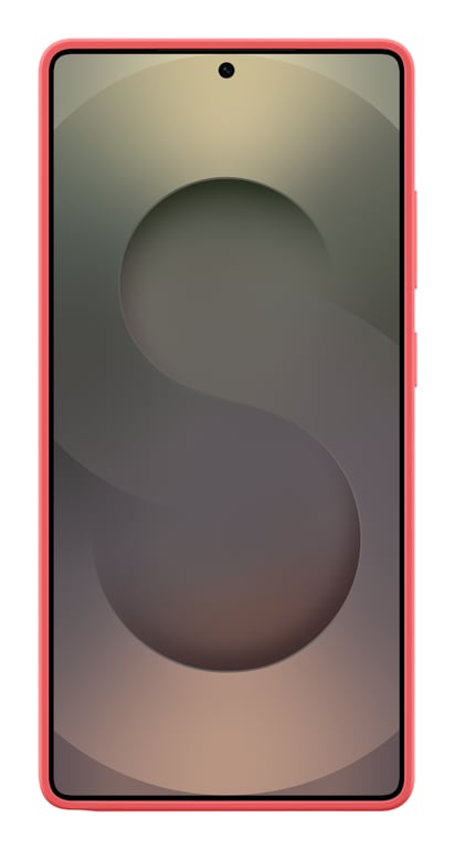 Samsung Coque en silicone pour Galaxy S25 Ultra Galaxy S25 Ultra Rouge - vue 3