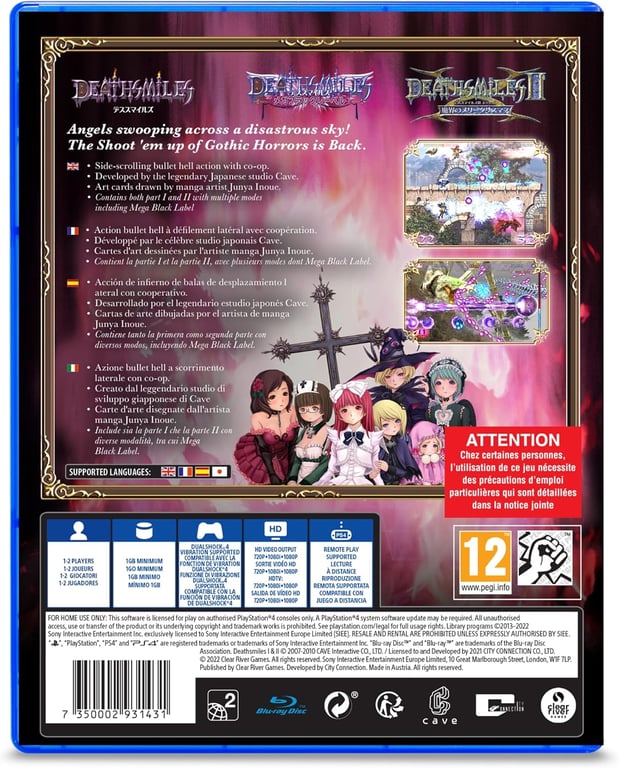 Deathsmiles I & II Playstation 4 Neuf - vue 2