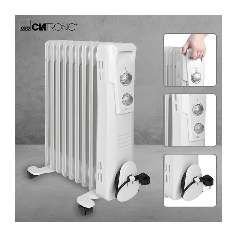 Radiateur bain d'huile 11R Clatronic Clatronic RA 3737 - vue 6