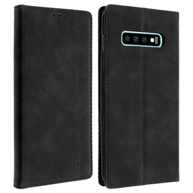 Funda Samsung Galaxy S10 Cartera y F. Soporte – Negra