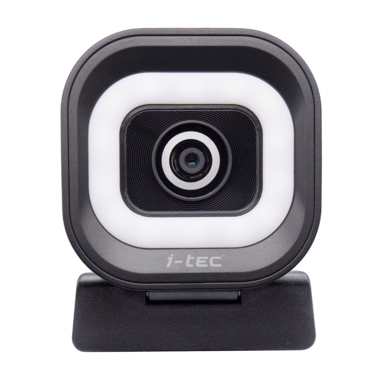 Webcam i-tec SOLOMON 700 STREAM – 4K UHD, Anneau LED, Autofocus - vue 2