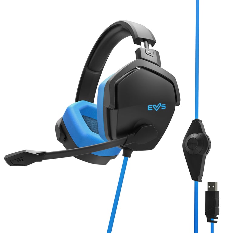 Energy Sistem ES Gaming Headset ESG 4 Surround 7.1 Casque Gamer lumières LED Son Surround 7.1 Coussinets circumauraux en Cuir - vue 2