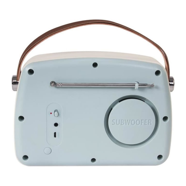 MADISON FREESOUND-VR30 - Radio portable rechargeable - Bluetooth, AUX et FM - Tuner analogique a cadran