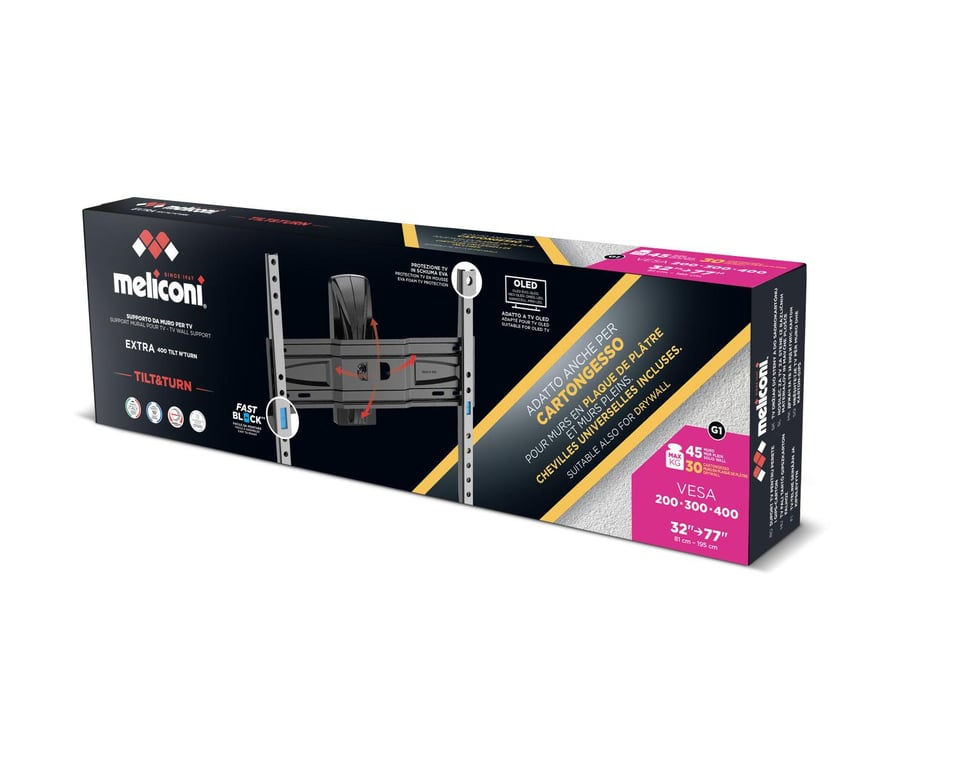 SUPPORT MURAL TV Meliconi 580478 - vue 3