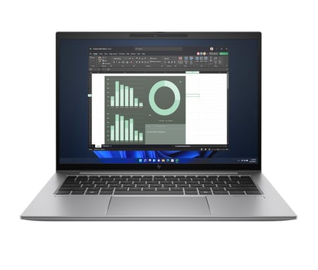 HP ZBook Firefly G11 A AMD Ryzen™ 5 8640HS Station de travail mobile 35,6 cm (14'') WUXGA 16 Go DDR5-SDRAM 512 Go SSD Wi-Fi 6E (802.11ax) Windows 11 Pro AI PC Argent