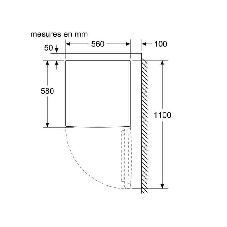 Bosch Réfrigérateur Table Top 56 cm 120 - vue 6