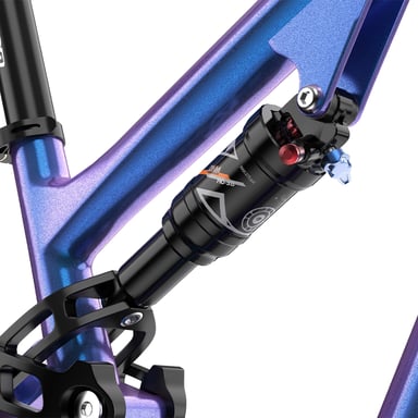 Bicicleta de montaña eléctrica DUOTTS E26 de 26 pulgadas con neumáticos anchos, motor de 750 W, batería de 48 V y 20 Ah-Azul y morado