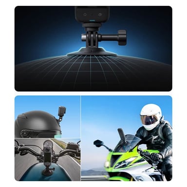 Kit De Montaje Para Motocicleta - Compatible Con Insta360 X4 - X5 - Go Ultra
