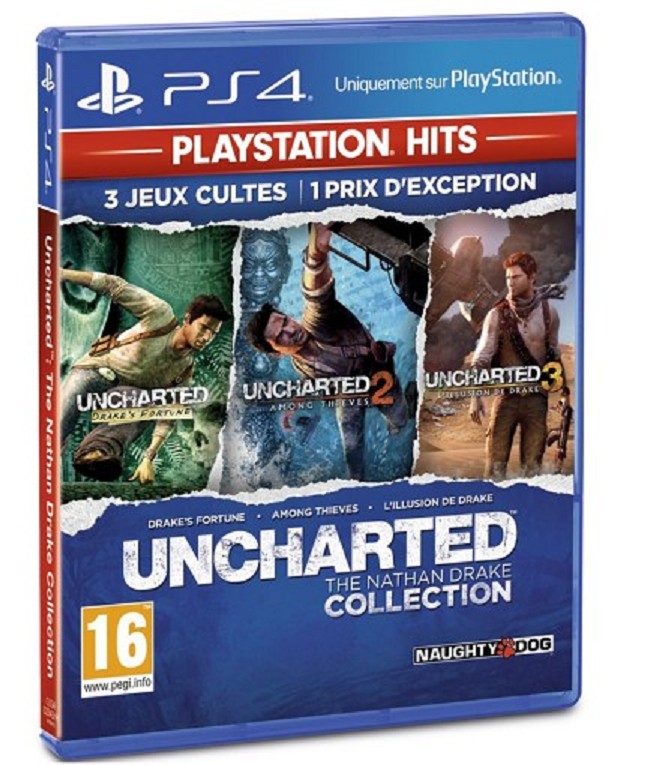Pack Uncharted : The Nathan Drake Collection PlayStation Hits + Manette PS4 DualShock 4 V2 - vue 5