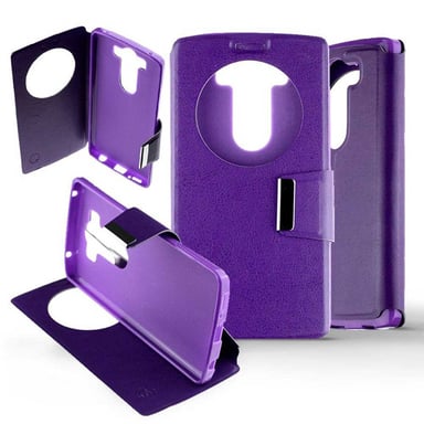 Etui Folio Violet compatible LG G4 Pro