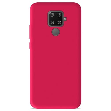 Coque silicone unie Mat Rose compatible Huawei Mate 30 Lite