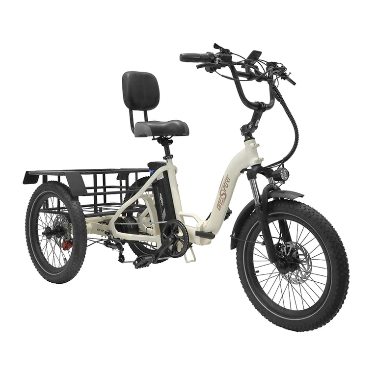 Tricycle Électrique Pliable Onesport Ot30 20 Avec Moteur 500 W Et Batterie 48 V 13 Ah