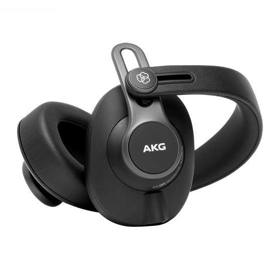 AKG K371 écouteur/casque Écouteurs Avec fil Arceau Stage/Studio Noir, Métallique - Neuf