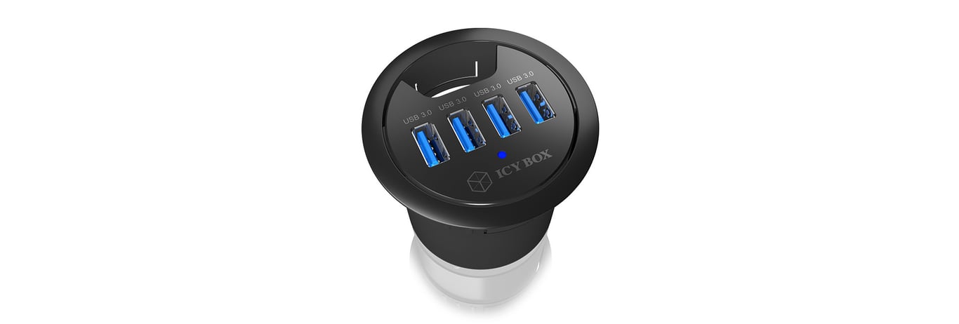 ICY BOX IB HUB1403 USB 3.2 Gen 1 3.1 Gen 1 Type A 5000 Mbit/ Neuf - vue 3
