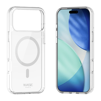 Coque antibactérienne antichoc magnétique invisible Fabriqué Avec du 75% Plastique Recyclé pour Apple iPhone 17 Pro Max, Transparente