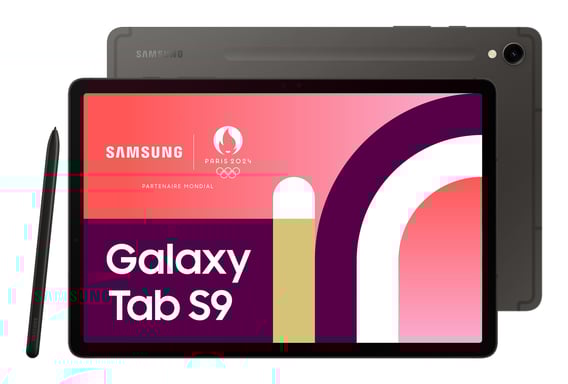 Samsung Galaxy Tab S9 Wifi 256 GB Grafite, schermo 11'', processore Qualcomm Snapdragon, Android 13