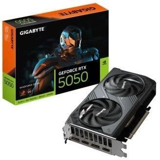 Carte graphique GIGABYTE RTX 5050WF2OC 8GD 8 Go GDDR6 Refroidissement WINDFORCE PCI E 5.0 - vue 4