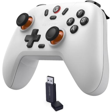 Nova T4n Lite Mando Inalámbrico Switch PC Hall Effect Anti-drift Blanco