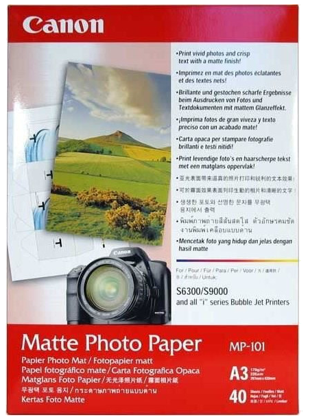 Canon Papier photo mat A3 MP-101 - 40 feuilles