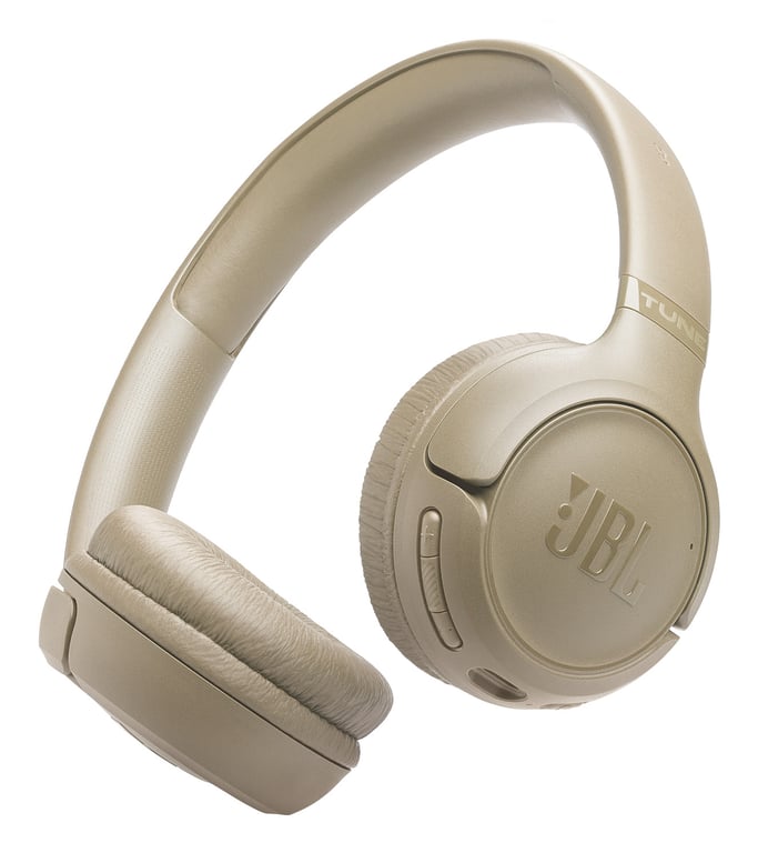 JBL Tune 530BT Casque Sans fil Arceau Appels/Musique USB Type-C Bluetooth Beige - Neuf