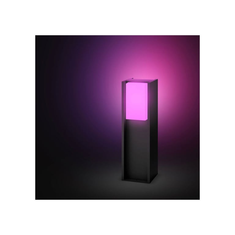 Borne lumineuse basse PHILIPS HUE Turaco IP44 Lumière et colorée 1100 lumens - vue 3