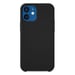 Coque silicone unie Soft Touch Noir compatible Apple iPhone 12 iPhone 12 Pro