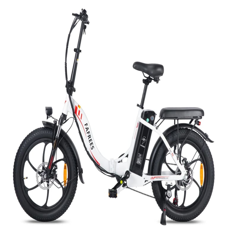 Vélo Électrique FAFREES F20 - 250W Batterie 576WH Autonomie 70KM - Blanc - Neuf