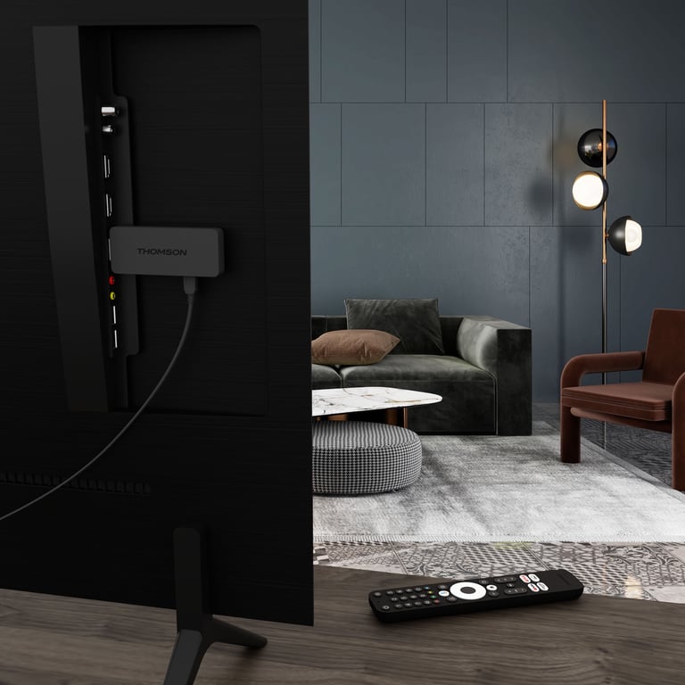 Passerelle multimédia THOMSON 145G Stick 4K avec GoogleTV - Neuf