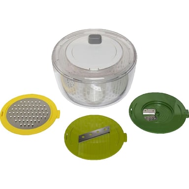 Set salade Joseph Joseph 4 en 1 Multi-Prep transparent/blanc